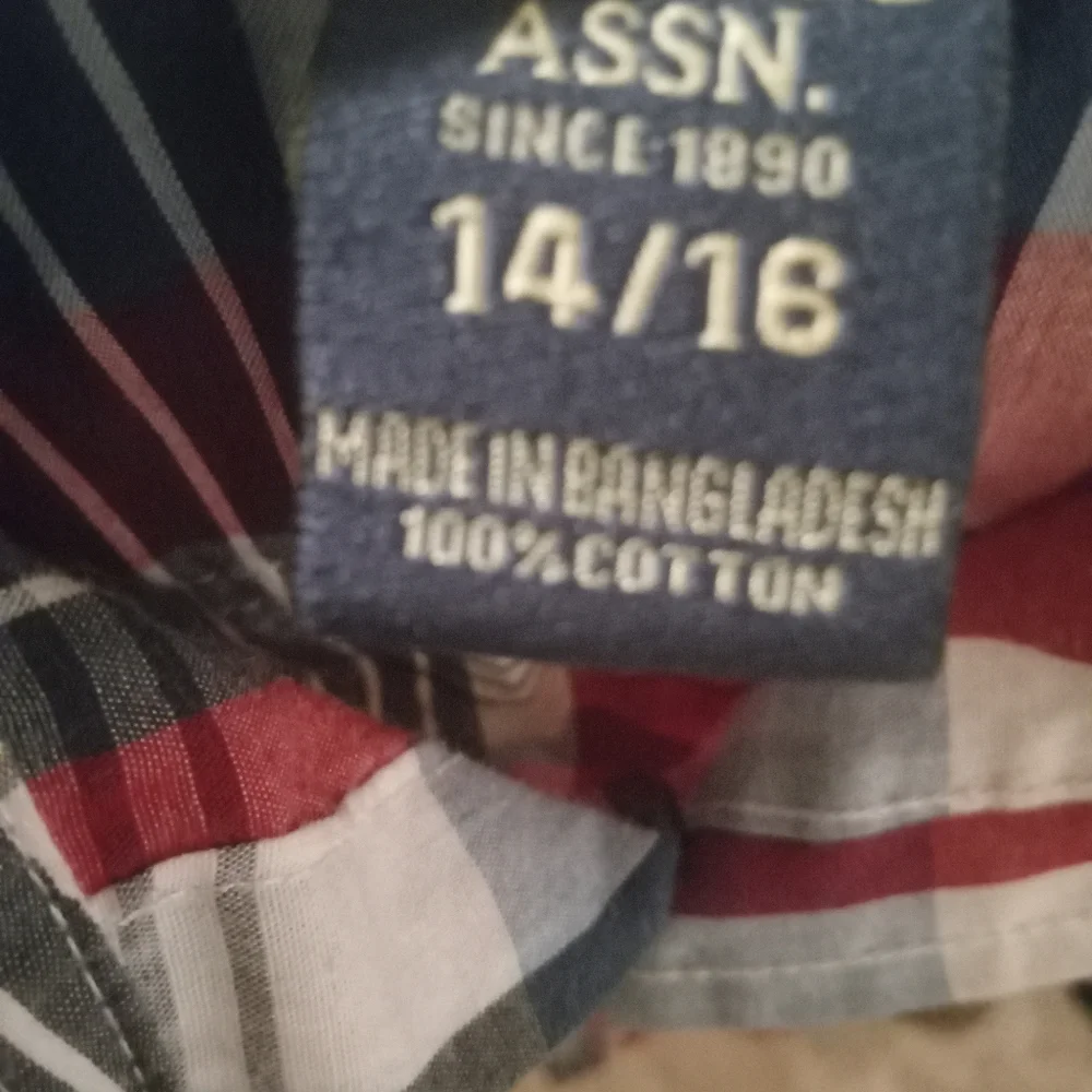 Red flannel button down - Picture 3 of 3
